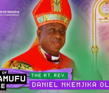 Biography of The Bishop of the Diocese of Eha-Amufu – The Rt. Rev. Daniel Nkemjika Olinya