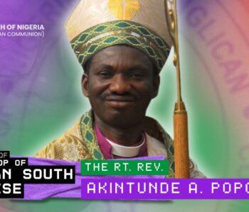 Biography of The Bishop of the Diocese of Ibadan South – The Rt. Rev. Akintunde Adedayo Popoola