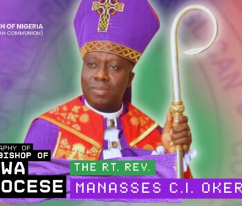 Biography of The Bishop of the Diocese of Ukwa – The Rt. Rev. Manasses Chijiokem Iheanyichukwu Okere