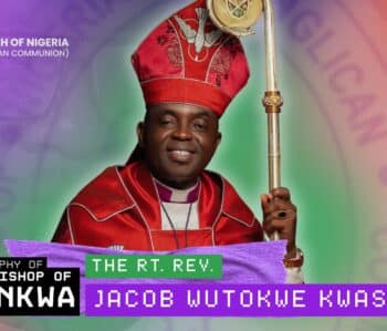 Biography of The Bishop of the Diocese of Zonkwa – The Rt. Rev’d Jacob Wutokwe Kwashi
