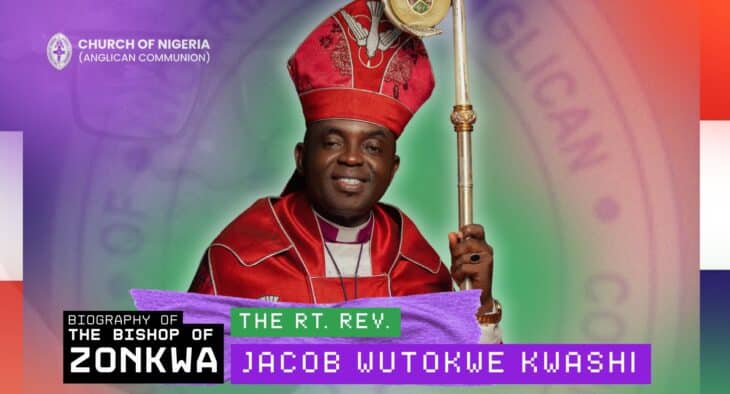 Biography of The Bishop of the Diocese of Zonkwa - The Rt. Rev’d Jacob Wutokwe Kwashi