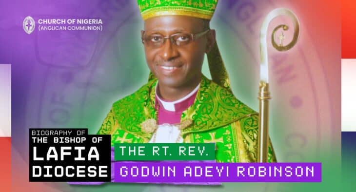 Biography of The Bishop of the Diocese of Lafia – The Rt. Rev. Godwin Adeyi Robinson